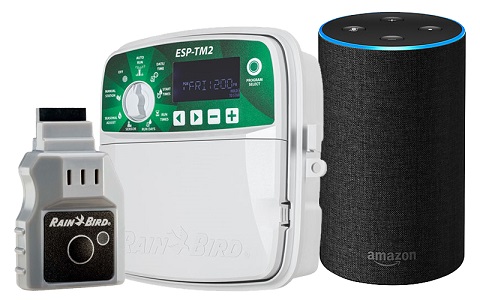 要使用语音激活控制，你需要一个雨鸟定时器、LNK WiFi和Alexa