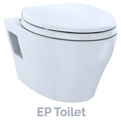 new TOTO EP wall-hung toilet model