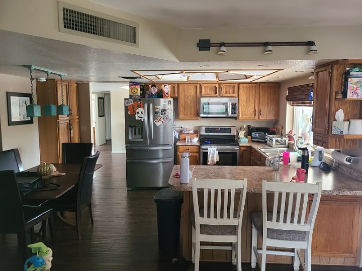 在摩恩农舍厨房改造之前